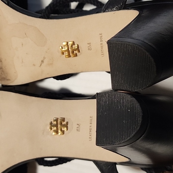 Tory Burch Rope Block Heel Sandals - Picture 10 of 13